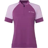 Vaude - Women's Altissimo Q-Zip Shirt - Maillot de ciclismo size 40, morado