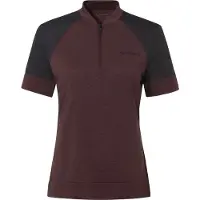 Vaude - Women's Altissimo Q-Zip Shirt - Maillot de ciclismo size 40, marrón