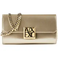 Armani Exchange para mujer. XW000358AF21362U1046 Bolso Wallet dorado (OSFA), Casual, Fiesta, Poliéster, outlet 2026.