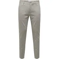 Only & Sons Pantalón chino 'ONSMark' piedra / offwhite