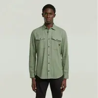 G-Star Camisa 'Marine Slim Shirt' verde
