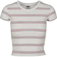 Urban Classics Camiseta azul / rosa / blanco
