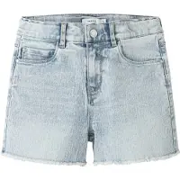 Name it - Kid's Rose HW Mom Denim Shorts - Tejanos size 98, gris