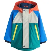 Next Chaqueta funcional azul / gris / esmeralda / naranja