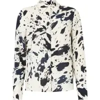 Lala Berlin Blusa 'Bea' negro / blanco