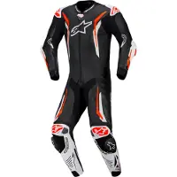 Alpinestars GP Tech V5 1 pieza Negro/Blanco/Rojo neón 50 hombres