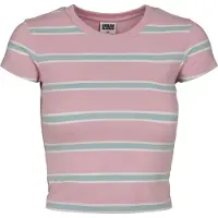 Urban Classics Camiseta ópalo / rosa / blanco