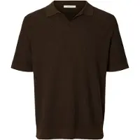 Selected Camiseta 'SLHMattis' marrón oscuro