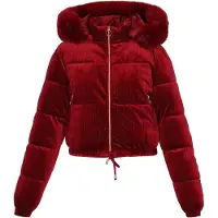 Taddy Chaqueta de invierno borgoña
