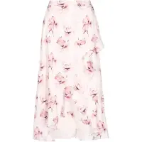 Dreimaster Klassik Falda altrosa / rosa pastel / borgoña / negro