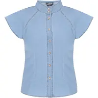 Dreimaster Blusa azul denim