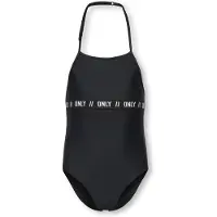 ONLY GIRLS Traje de baño 'KOGSANDY' negro / blanco