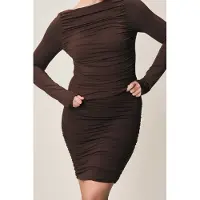 VIVEH Balsa Walnut Talla: 46 | Mini Vestidos Outlet | Mujer | Marrón