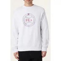 FILA Parella Relaxed Graphic Sweatshirt Bright White Talla: XXL | Jerséis Outlet | Hombre | Blanco