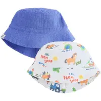 Next Sombrero azul violaceo / naranja claro / blanco
