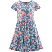 Happy girls Vestido ópalo / azul claro / mandarina / rosa