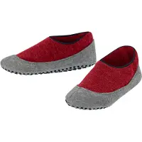 Falke - Kid's Cosy Slipper Catspads - Zapatillas de estar por casa size 37-38, rojo/gris