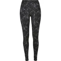 Urban Classics Leggings azul ahumado / negro / blanco