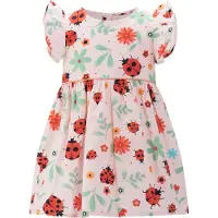 Happy girls Vestido mezcla de colores / rosa