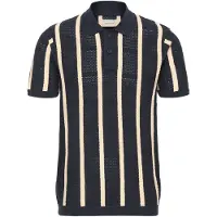 Blend Camiseta ' BHDarin Striped ' azul oscuro / moca