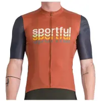 Sportful - Supergiara 2 Logo Jersey - Maillot de ciclismo size XXL, rojo