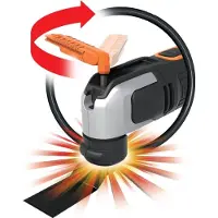 WORX Herramienta multifunción Sonicrafter WX686, de 250W, que incluye maletín y accesorios