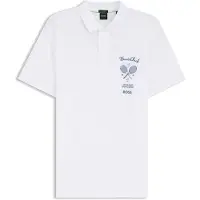 BOSS Polo De Manga Corta Member Mesh 10278641 Green