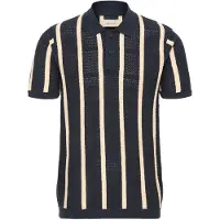 Blend Camiseta ' BHDarin Striped ' azul oscuro / moca