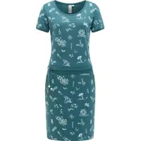 Ragwear Vestido de verano 'Baomi Summer' azul cian / verde pastel