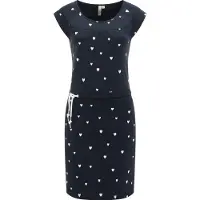Ragwear Vestido de verano 'Penelope' azul oscuro / blanco