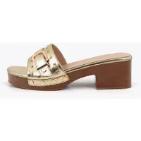 Lola Casademunt Zapatos abiertos oro
