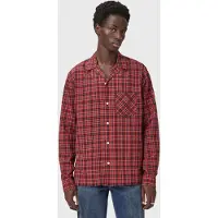 AllSaints Felix Ls Shirt Claret Red Talla: XXL | Camisas Casuales Outlet | Hombre | Rojo