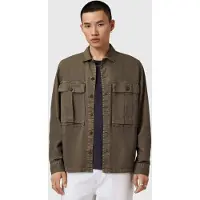 AllSaints Albyn Ls Shirt Pastoral Green Talla: M | Camisas Casuales Outlet | Hombre | Verde
