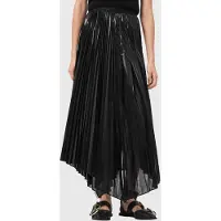 AllSaints Jax Skirt Metallic Black Talla: 8 | Faldas Maxi Outlet | Mujer | Negro
