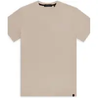 Aspact Unisex Kendi Tee Sand Talla: S | Camisetas de Seda Outlet | Unisex | Marrón