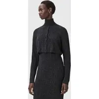 AllSaints Sabine Dress Charcoal Grey Talla: L | Vestidos Maxi Outlet | Mujer | Negro