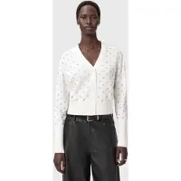 AllSaints Mazzy Cardigan Chalk White Talla: S | Cárdigan Outlet | Mujer | Blanco