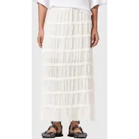 AllSaints Lila Skirt White Talla: 10 | Faldas Maxi Outlet | Mujer | Blanco