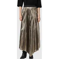 AllSaints Jax Skirt Bronze Gold Talla: 4 | Faldas Maxi Outlet | Mujer | Marrón