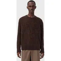 AllSaints Chainy Crew Rich Brown Talla: S | Jerséis Outlet | Hombre | Marrón