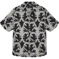 AllSaints Motif Ss Shirt Jet Black Talla: XL | Camisas Casuales Outlet | Hombre | Negro
