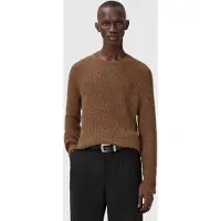 AllSaints Edgin Crew Cider Brown Talla: XS | Jerséis Outlet | Hombre | Marrón