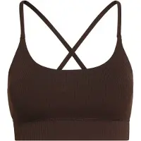 Adidas adidasSujetador largo de canalé para poco impacto All Me XL Aurora Coffee Mujer
