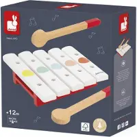 Janod Xilófono Mini De Madera Con Confeti