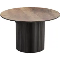 Vicco Mesa de comedor Calero Roble rústico/Negro 120-200 x 60 cm Extensible, Model 58426