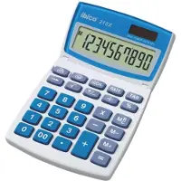 Ibico Calculadora 210X banco/azul