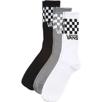 Vans - Classic Check Crew - Calcetines multifuncionales size 38,5-42, gris