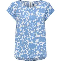 ONLY Blusa 'ONLVic' azul cielo / blanco