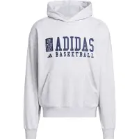 Adidas adidasSUDADERA CON CAPUCHA BASKETBALL GRAPHIC XL Light Grey Heather Hombre