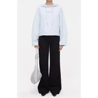 Closed Cropped Hoodie T-shirts Soft Blue Talla: S | Sudaderas con Capucha Outlet | Mujer | Azul